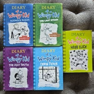 Diary of a Wimpy Kid Books - Set of 5